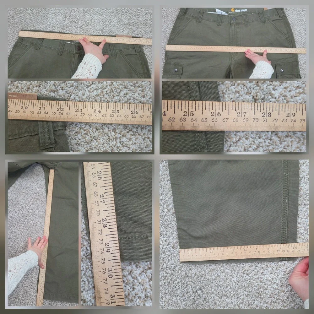 Carhartt Rugged Cargo Pants Mens 44x30 Moss Green 100272 301 Relaxed Fit Work